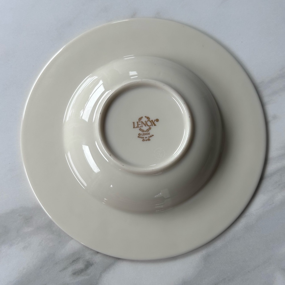 Vintage Lenox Jacquard Holiday Holly Berry Fruit/Dessert Bowl - Picture 13 of 16